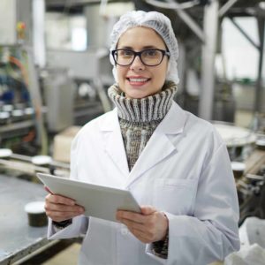 Education and training - factory working in employment thanks to training from Tailored Workforce